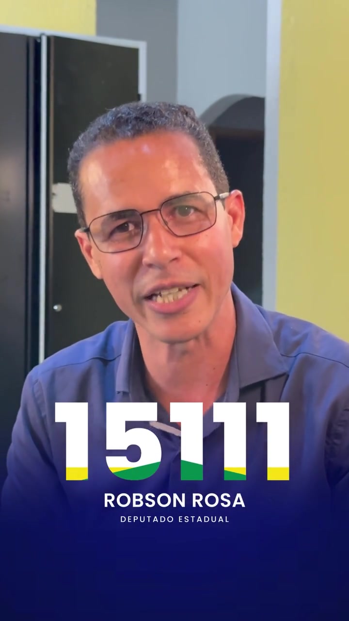 Robson Rosa falando em um vídeo legendado